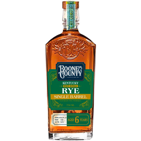 Boone County Distilling Co Pot Still 6 Years Old Single Barrel Straight Rye 750ml - Preet's Barrel