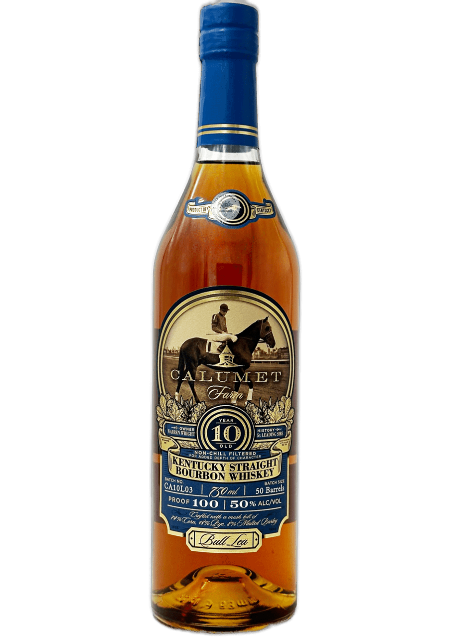 Calumet Farm 10 Years Old Single Rack Black Bourbon 750ml - Preet's Barrel