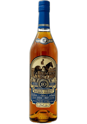 Calumet Farm 10 Years Old Single Rack Black Bourbon 750ml - Preet's Barrel