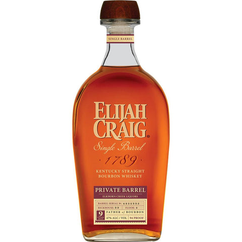 Elijah Craig Private Barrel 9 Years Old 750ml - Preet's Barrel