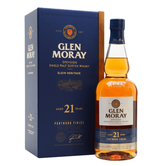 Glen Moray Elgin Heritage Portwood Finish 21 Years Old Single Malt Scotch Whisky 750ml - Preet's Barrel