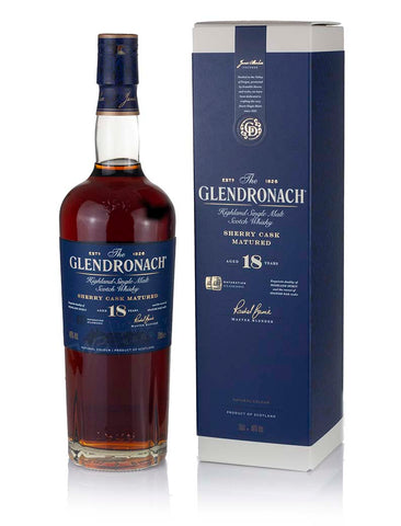 Glendronach 18 Years Old Sherry Cask Matured 750ml