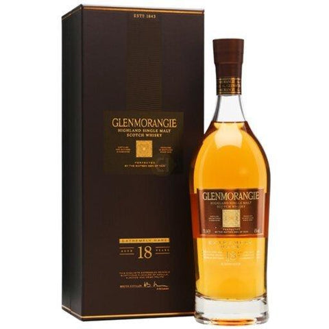 Glenmorangie 18 Years Old Single Malt Scotch Whisky 750ml, Scotland Highland 750ml - Preet's Barrel