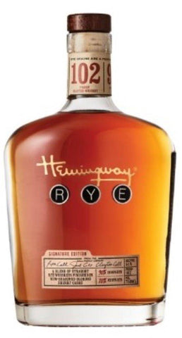 Hemingway "Signature Edition" Straight Rye Whiskey 750ml - Rye Whiskey-G2 Wine and Spirits-854960004260