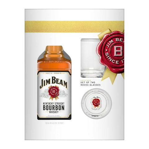 Jim Beam Gift 750ml - Preet's Barrel