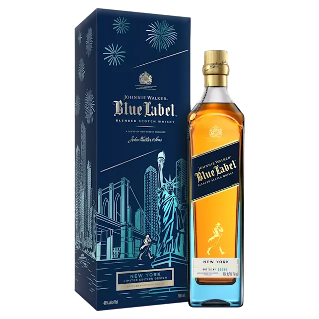 Johnnie Walker Blue Label Scotch Whisky New York Skyline Limited Edition 750ml