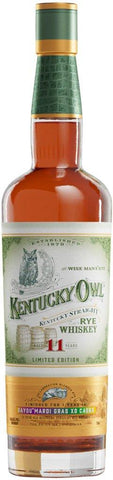 Kentucky Owl 11 Years Bayou Mardi Gras Xo Casks Kentucky Rye Whiskey 750ml - Preet's Barrel