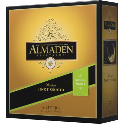 Almaden Pinot Grigio Box 5L