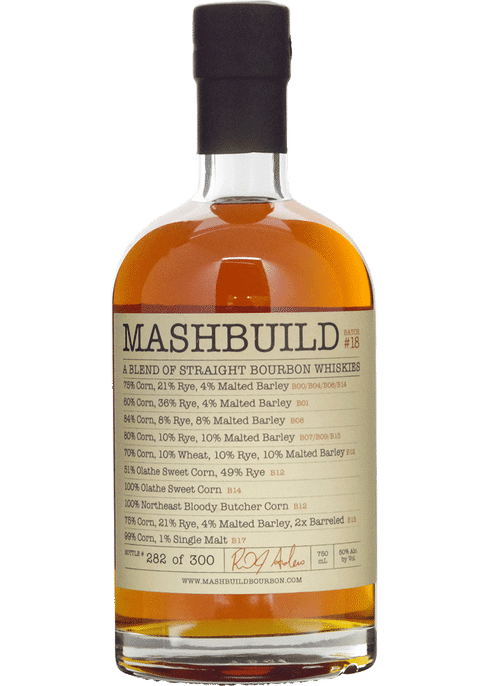 Mashbuild Peak Barrel Blend Bourbon Whiskey 750ml - Preet's Barrel