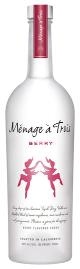 Menage A Trois Berry Vodka 750ml - vodka-G2 Wine and Spirits-099988071256