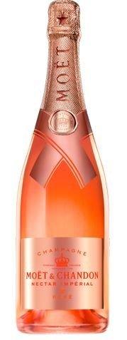 Moet & Chandon Nectar Imperial Rose Champagne Light Up 750ml - Preet's Barrel