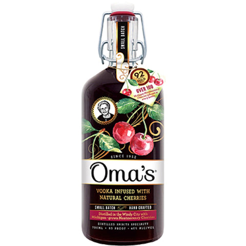 Oma's Vodka Infused With Natural Cherries 750ml - Preet's Barrel