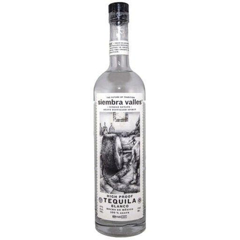 Siembra Valles High Proof Blanco Tequila 100 De Agave 94 Proof 750ml - Preet's Barrel