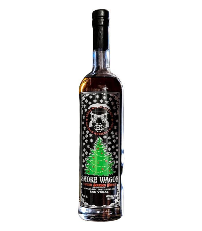 Smoke Wagon Straight Bourbon Whiskey Holiday Spl Bottle 750ml