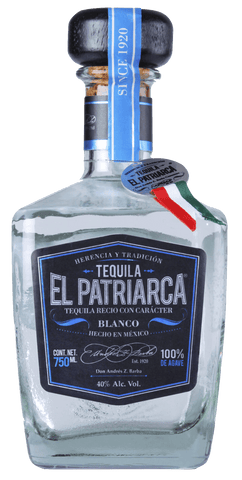 Tequila El Patriarca Blanco Tequila 100% De Agave - Preet's Barrel