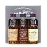 The Balvenie Single Malt Trio Aged 12, 14, 17 Years 50ml - Scotch Whiskey-Preet's Barrel-83664873180