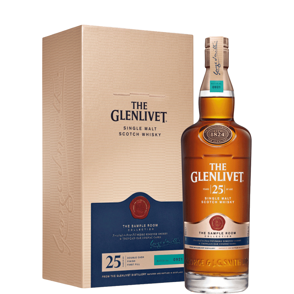 The Glenlivet 25 Years Old Single Malt Scotch Whisky 750ml - Preet's Barrel