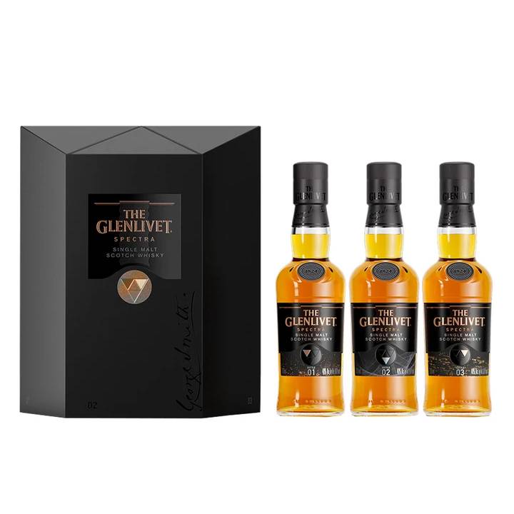 The Glenlivet Single Malt Scotch Spectra 200Mlx3