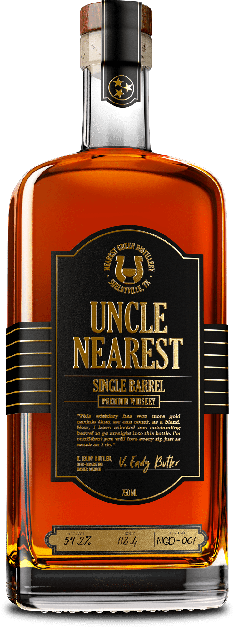 Uncle Nearest Single Barrel 750ml - Preet's Barrel